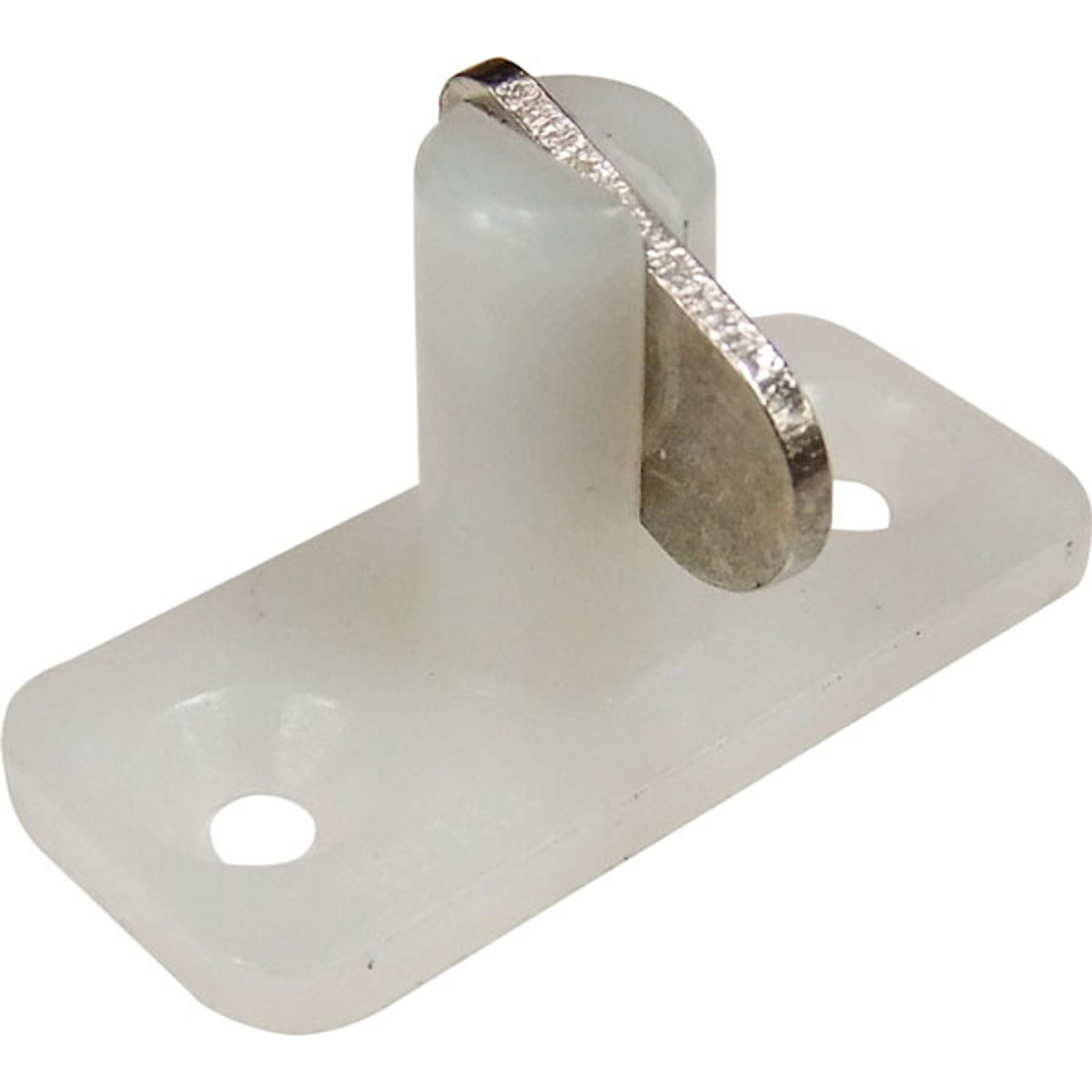 Stayputs Horizontal Double w/Metal Flipper White